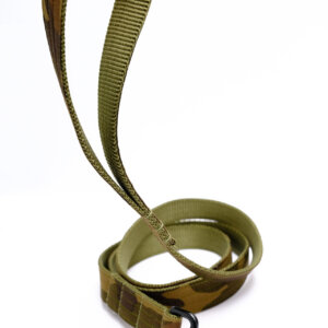 green camo dog leash custom length