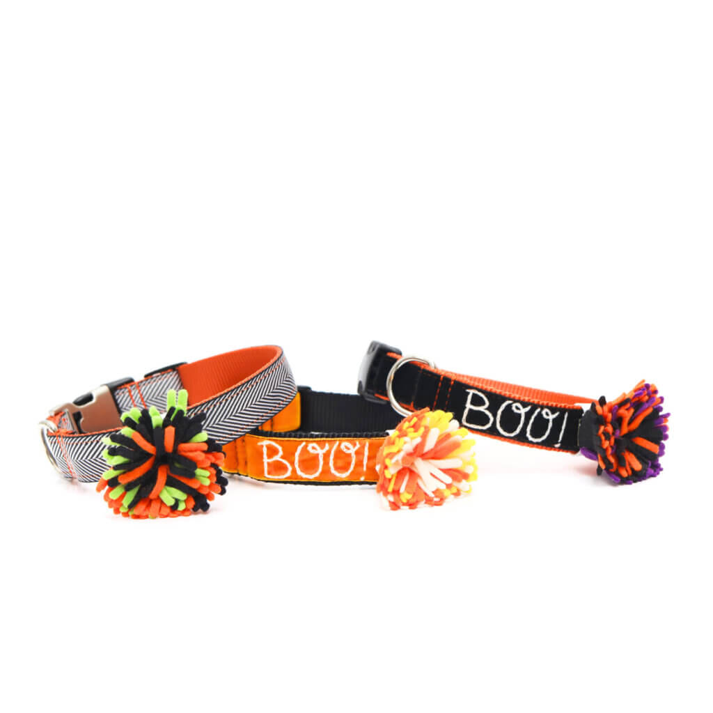 Halloween Pom Pom Dog Accessories - AS