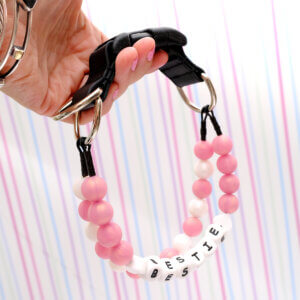 beaded rose gold collar for bestie