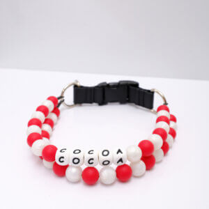 xmas beaded collar double strand name