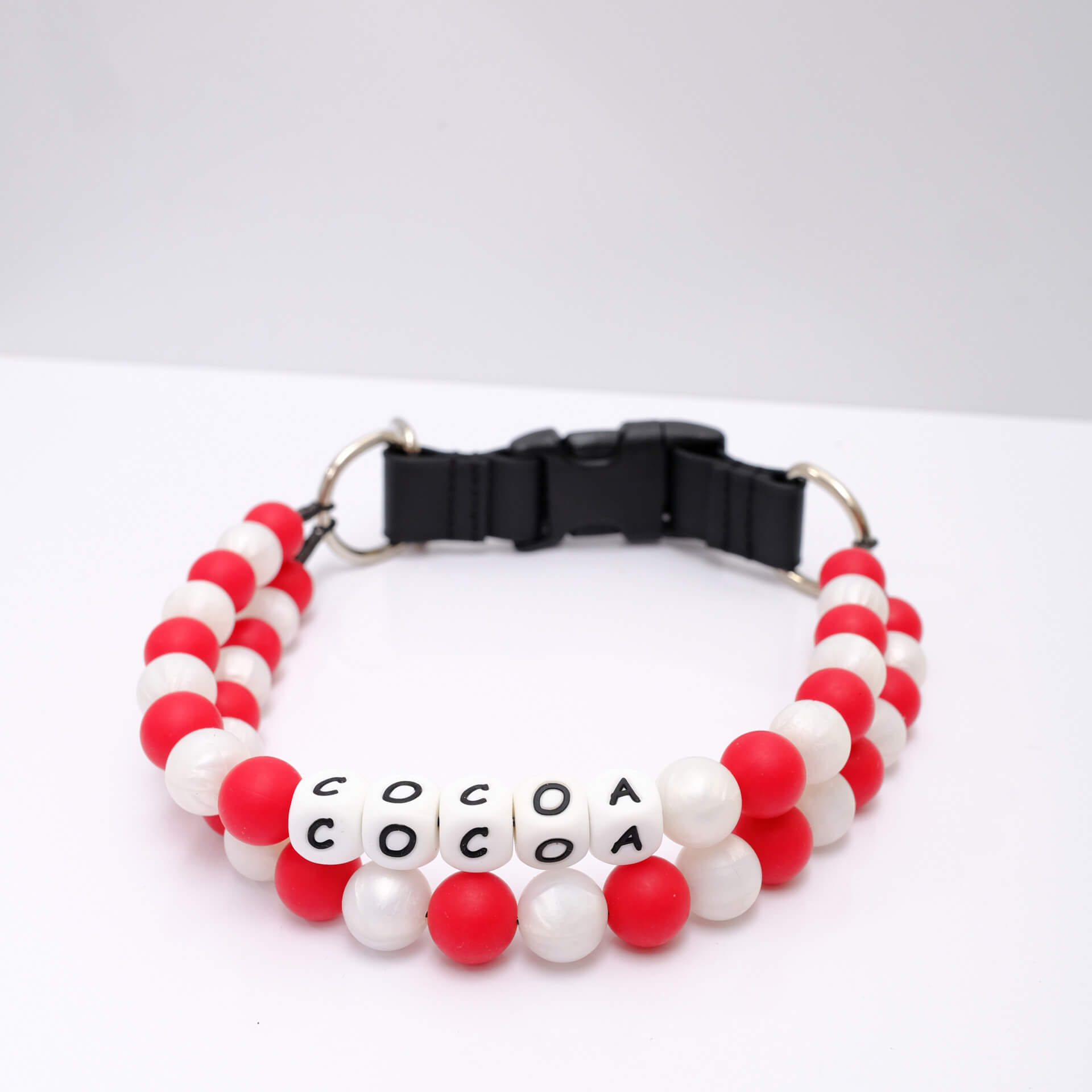 xmas beaded collar double strand name