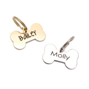 bone id tags mimi green