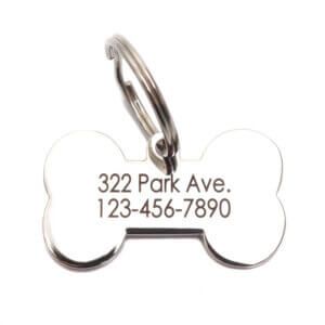 arge bone silver id tag w split ring (back)