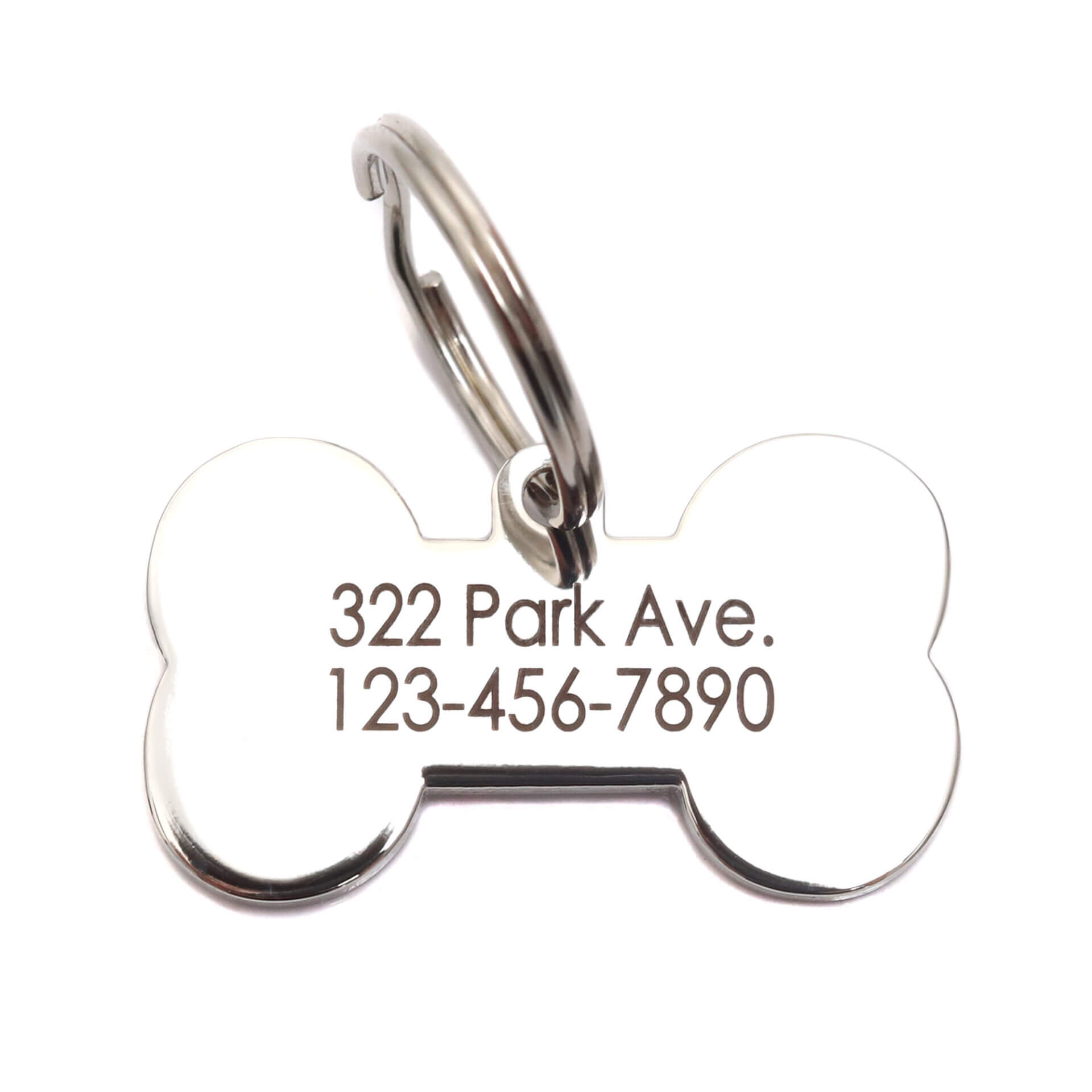 arge bone silver id tag w split ring (back)