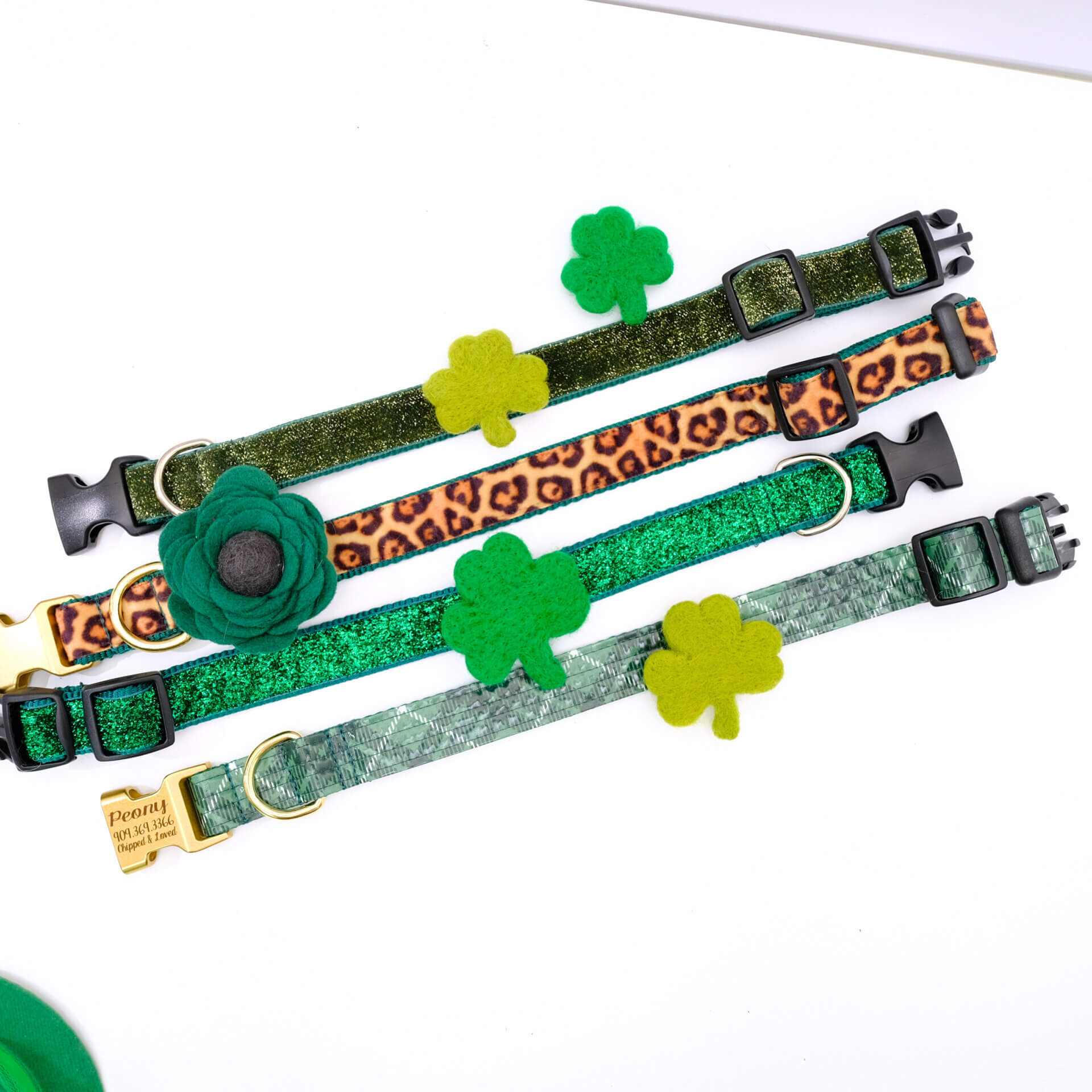 St Patty's Day Collar Flat Lay