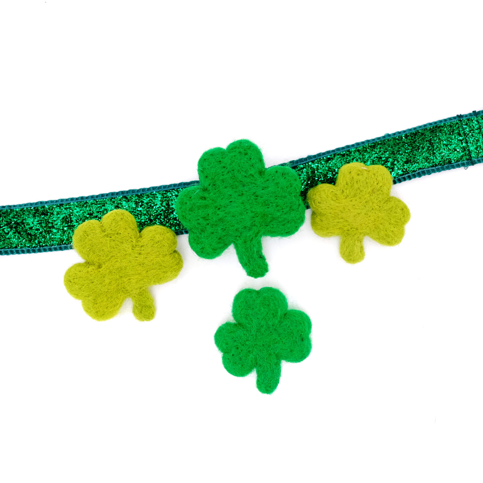 shamrock for dog collar st patricks day