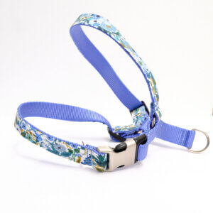 petite rose blue easy on dog harness