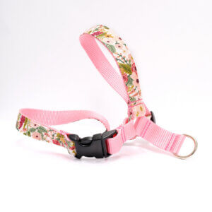 petite rose pink easy on dog harness