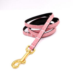 linen cat leash red gold