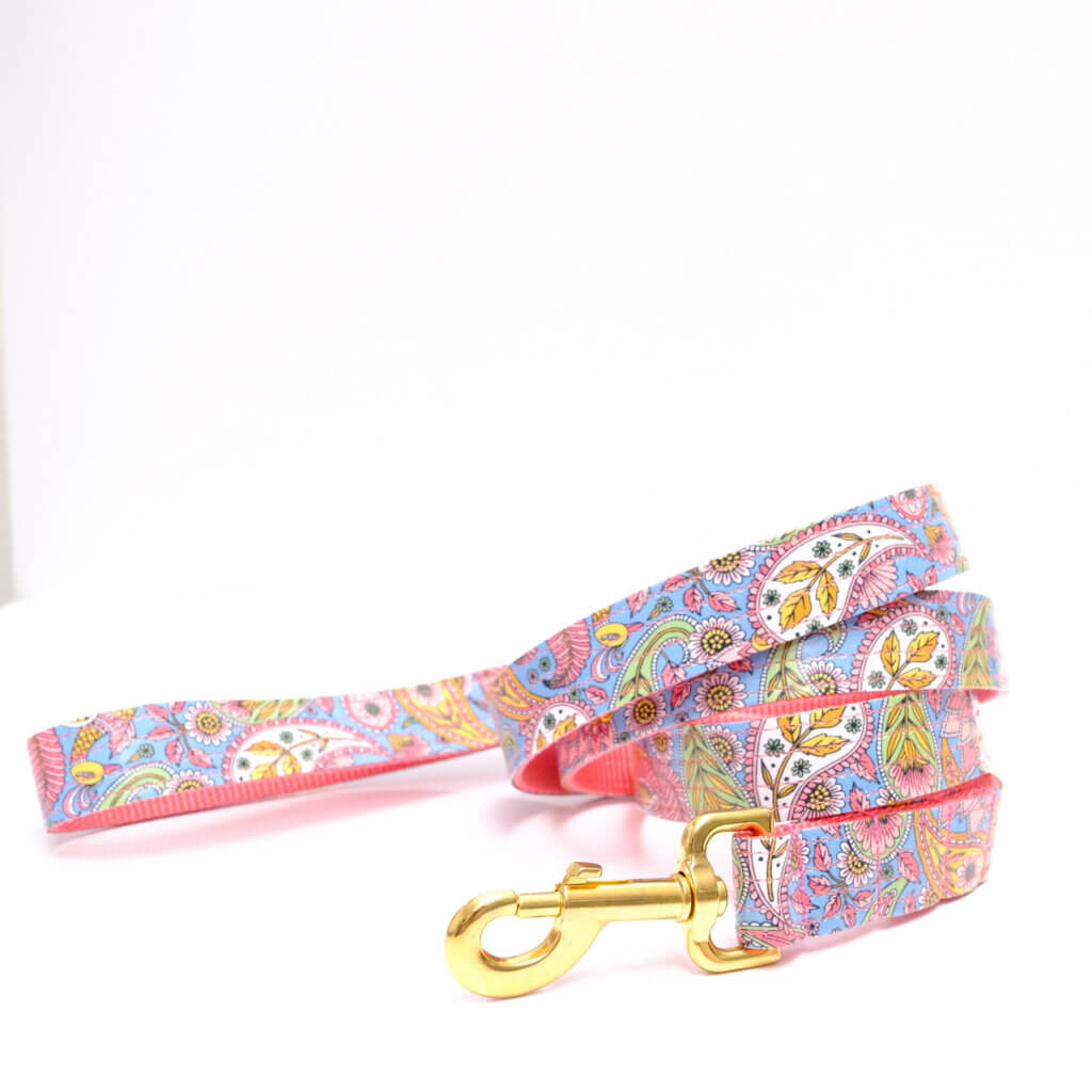 paisley dog leash stevie