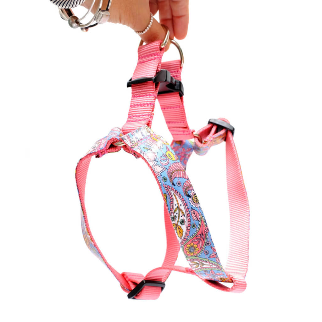 step in paisely dog harness stevie