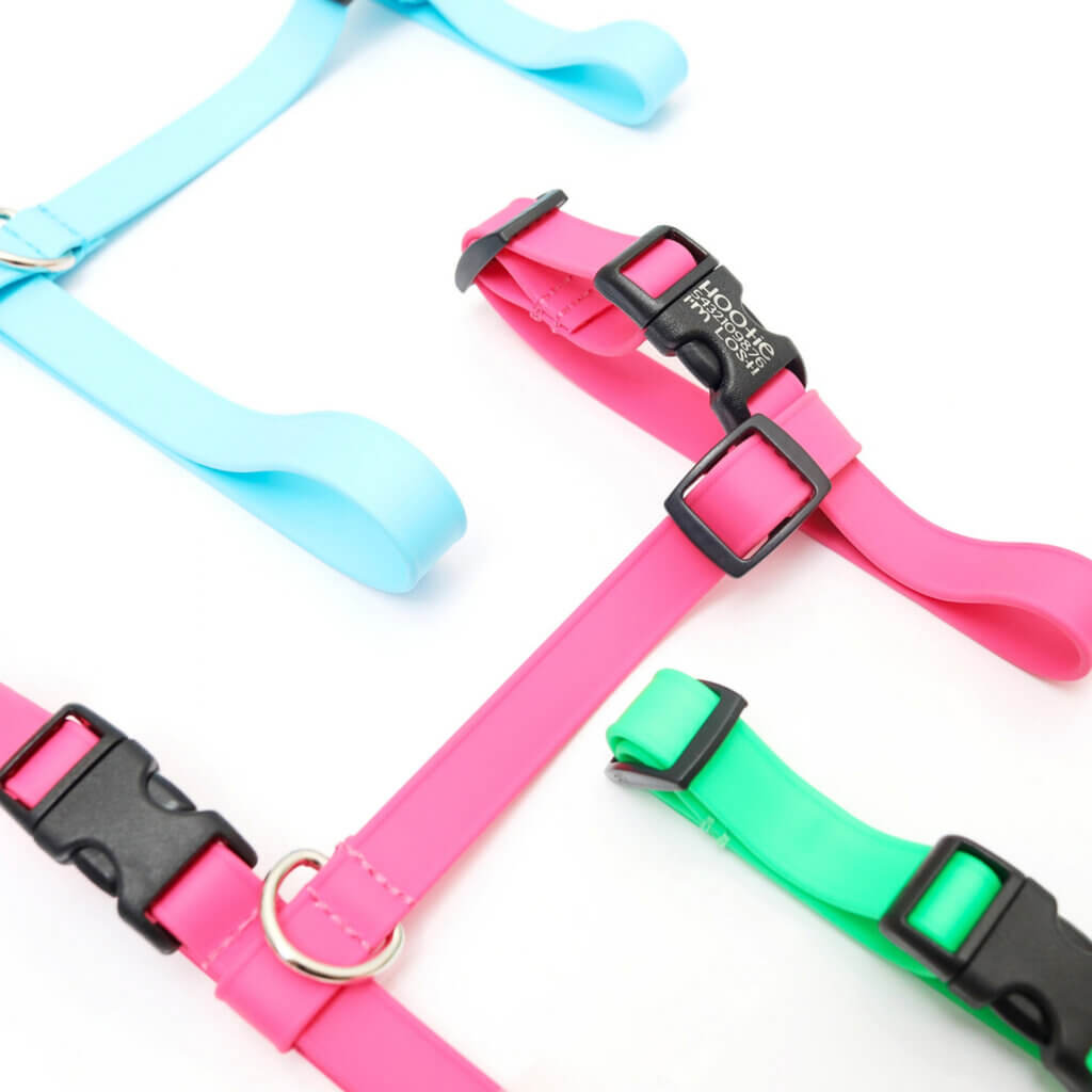 Waterproof biothane cat harness personalized buckle