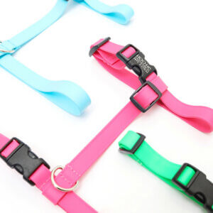 Waterproof biothane cat harness personalized buckle