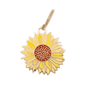Sunflower Bloom Pet ID Tag