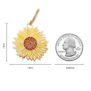 Sunflower tag size