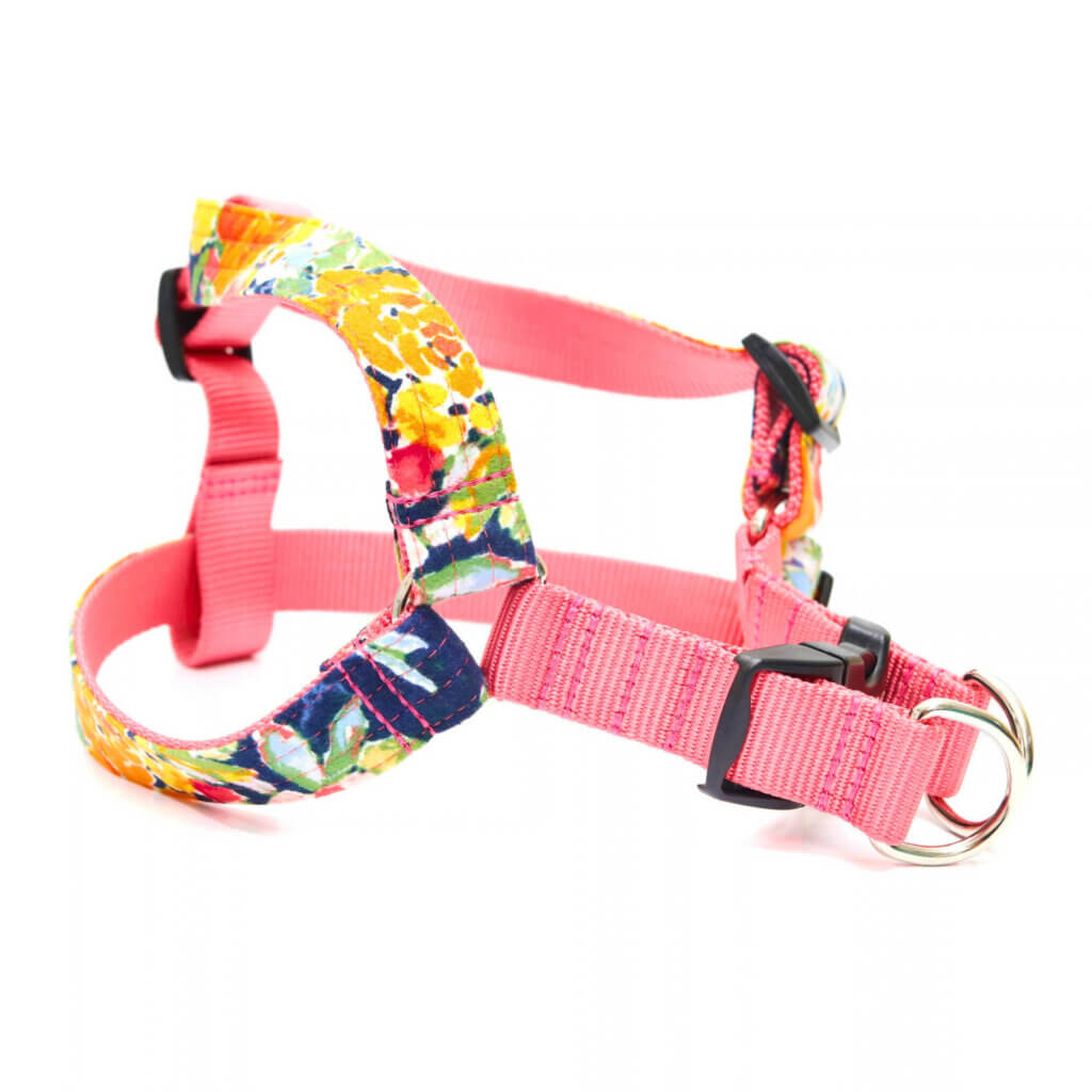 maizie step in harness side floral