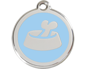 Red Dingo Bone In Bowl Tag - 11 colors!