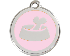 Red Dingo Bone In Bowl Tag - 11 colors!