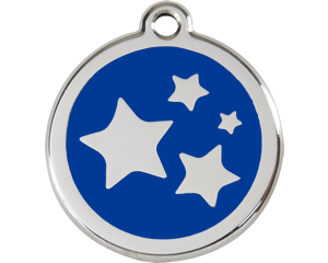 Red Dingo Stars Dog Tag - 11 colors!