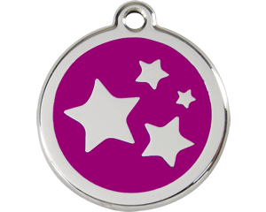 Red Dingo Stars Dog Tag - 11 colors!