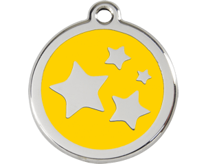 Red Dingo Stars Dog Tag - 11 colors!