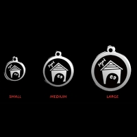 Red Dingo Swiss Cross Dog Tag