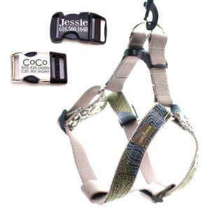 Personalized Engraved Buckle Dog Harness - 21 Classic Styles!