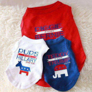 Election Dog Shirt -- Bernie, Hillary, Trump, Cruz & More