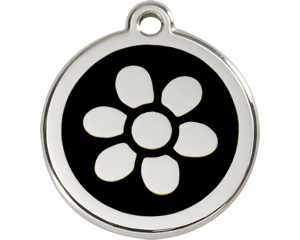 Red Dingo Flower Dog Tag - 11 colors!