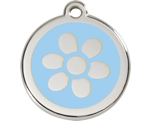 Red Dingo Flower Dog Tag - 11 colors!