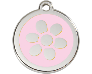Red Dingo Flower Dog Tag - 11 colors!