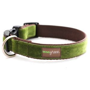 'Hunter' Velvet Dog Collar