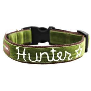 'Hunter' Personalized Dog Collar