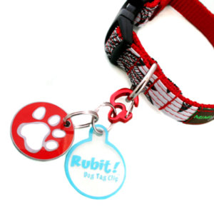 Small Rubit Clip-On Dog Tag Holder
