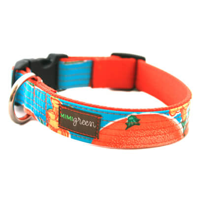 DD: Media Naranja Oilcloth Collar   (My Better Half)