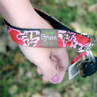 Dress up your dog's look with a custom key fob