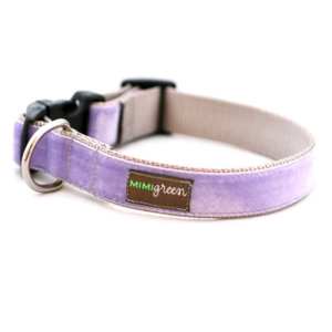 'Violet' Velvet Dog Collar