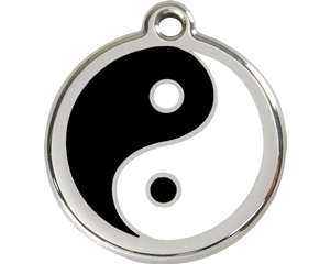 Red Dingo Ying & Yang Dog Tag