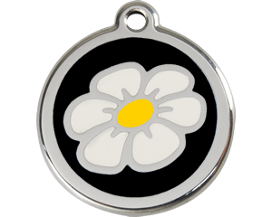 Red Dingo Daisy Enamel Dog Tag - 11 colors!