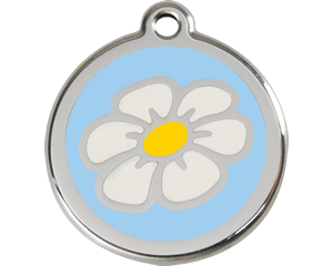 Red Dingo Daisy Enamel Dog Tag - 11 colors!