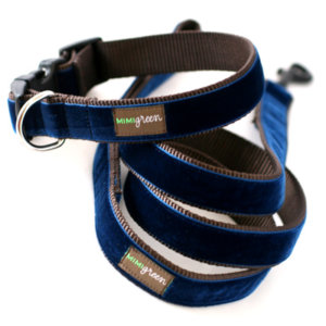 'Noel' Velvet Dog Collar