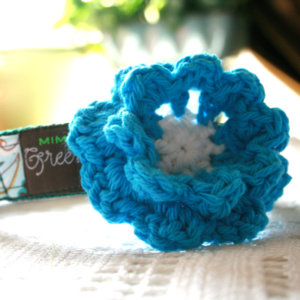 Salt Water Taffy Dog Collar Flower