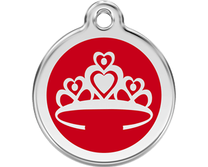 Red Dingo Crown Dog Tag - 11 colors!