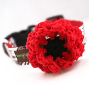 Cinnamon Dog Collar Flower