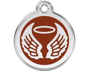 Red Dingo Angel Wings Dog Tag - 11 colors!