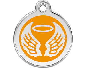 Red Dingo Angel Wings Dog Tag - 11 colors!