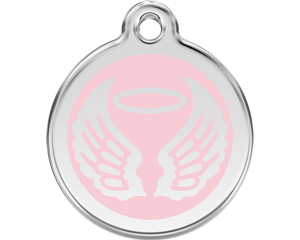 Red Dingo Angel Wings Dog Tag - 11 colors!