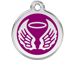 Red Dingo Angel Wings Dog Tag - 11 colors!