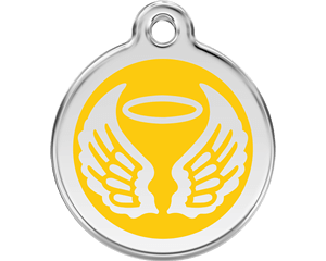 Red Dingo Angel Wings Dog Tag - 11 colors!