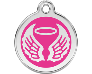 Red Dingo Angel Wings Dog Tag - 11 colors!